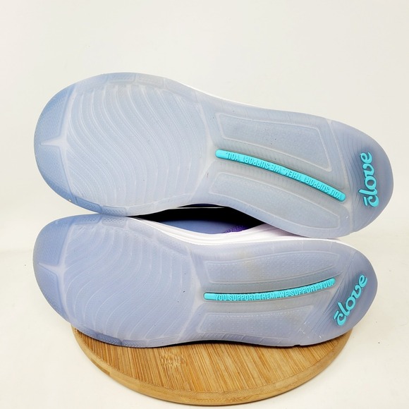 Clove Aeros Shoes Womens 7 Aurora Blue Purple Comfort Cushion Nursing Sneaker - Picture 11 of 13